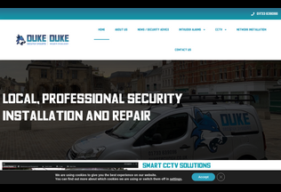 Website 
	dukesecurity.co.uk desktop preview