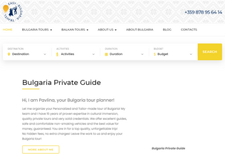 Website 
	easybulgariatravel.com desktop preview