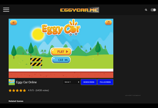Website 
	eggycar.me desktop preview