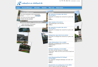 Website 
	einkaufen-in-stuttgart.de desktop preview
