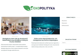 Website 
	ekopolityka.pl desktop preview