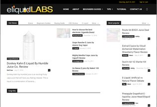 Website 
	eliquidlabs.com desktop preview