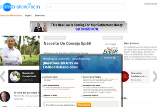 Website 
	elsitiocristiano.com desktop preview