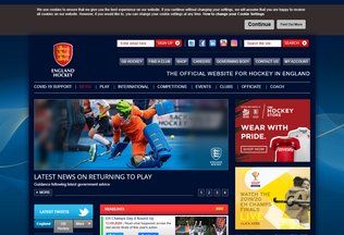 Website 
	englandhockey.co.uk desktop preview