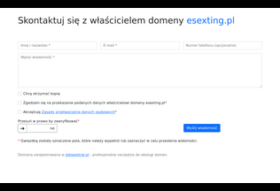 Website 
	esexting.pl desktop preview