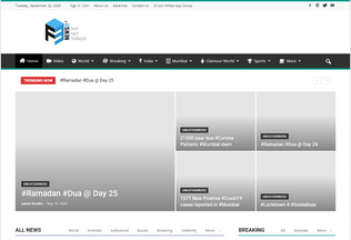 Website f3news.in desktop preview
