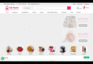 Website 
	fabflorist.co.ke desktop preview