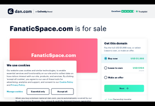 Website 
	fanaticspace.com desktop preview