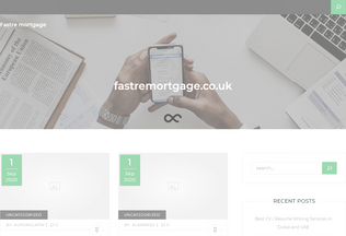Website fastremortgage.co.uk desktop preview