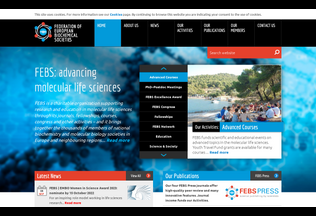 Website 
	febs.org desktop preview