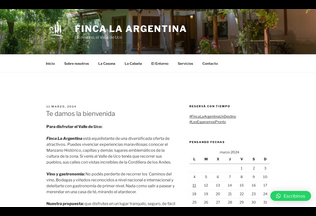 Website 
	fincalargentina.com.ar desktop preview