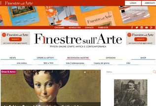 Website 
	finestresullarte.info desktop preview