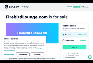 Website 
	firebirdlounge.com desktop preview