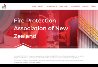 Website 
	fireprotection.org.nz desktop preview