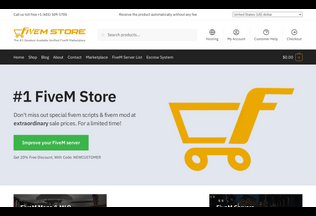 Website 
	fivem-store.com desktop preview