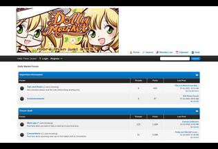 Website 
	forums.dollymarket.net desktop preview