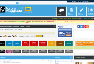 Website 
	forumviaggiatori.com desktop preview