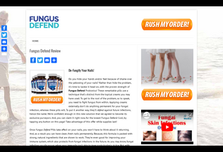 Website 
	fungusdefend.net desktop preview