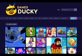 Website 
	gamesducky.com desktop preview