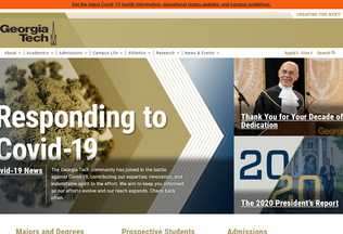 Website 
	gatech.edu desktop preview