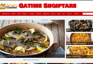 Website 
	gatimeshqiptare.com desktop preview