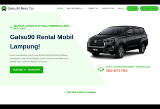 Website 
	gatsu90rentcar.com desktop preview