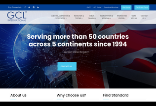 Website gcl.uk desktop preview