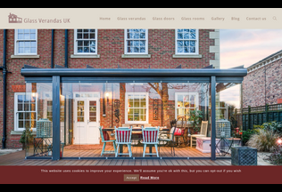 Website 
	glassverandasuk.com desktop preview