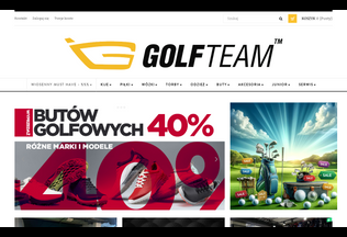 Website 
	golfteam.pl desktop preview