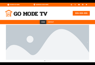 Website gomode.tv desktop preview