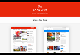 Website 
	goodnews.xplodedthemes.com desktop preview