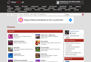 Website 
	graszonline.pl desktop preview