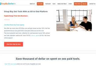 Website 
	groupbuyseotools.net desktop preview