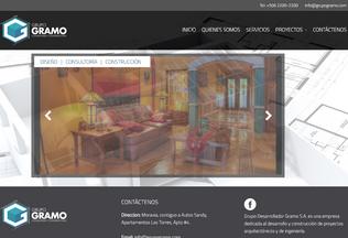 Website 
	grupogramo.com desktop preview