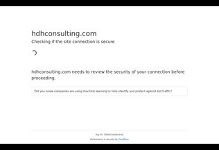Website hdhconsulting.com desktop preview