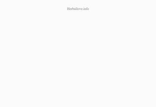 Website herballove.info desktop preview