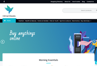 Website 
	himaldeals.com desktop preview