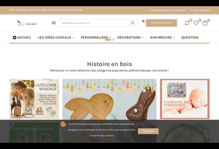 Website 
	histoireenbois.fr desktop preview