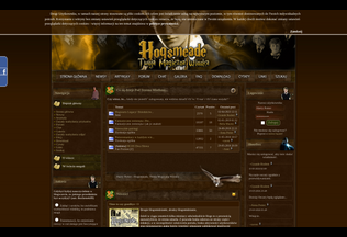 Website 
	hogsmeade.pl desktop preview