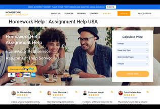 Website 
	homeworkassignmenthelp.us desktop preview