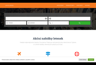 Website honzaletenky.cz desktop preview