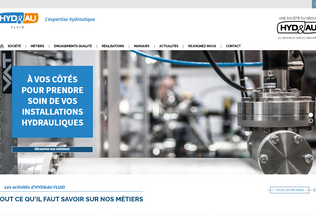 Website 
	hyd-et-au-fluid.com desktop preview