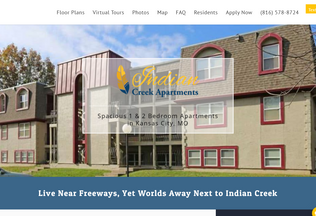 Website 
	indiancreekapartments.net desktop preview