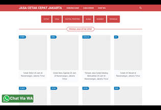 Website 
	jasacetakcepat.com desktop preview
