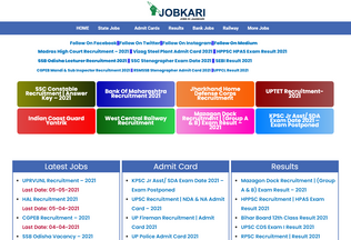 Website 
	jobkari.com desktop preview