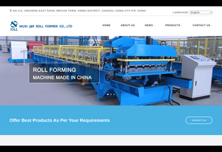 Website 
	jr-rollformingmachines.com desktop preview