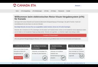 Website 
	kanadische-eta.de desktop preview