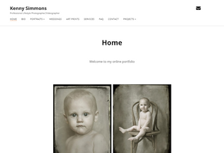 Website 
	kennysimmonsart.com desktop preview