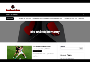 Website keonhacaicham.com desktop preview