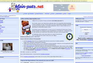 Website 
	klein-putz.net desktop preview